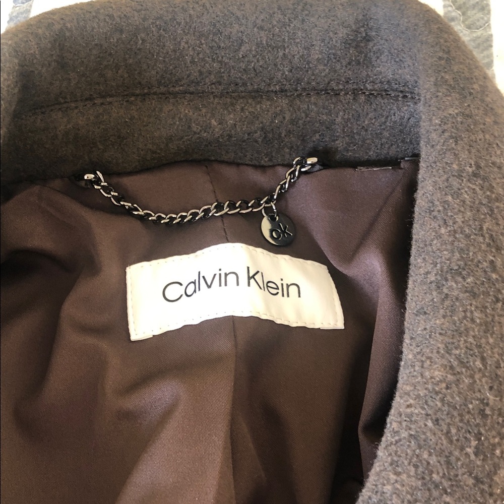 Calvin Klein Dark Brown Outerwear